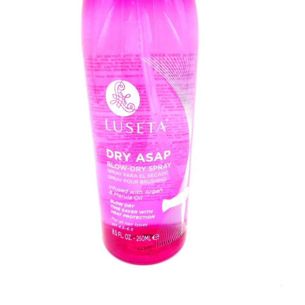 Luseta‎ Blow Dry Spray – 8.5 fl oz Heat Shield for Fast Styling & Frizz Control